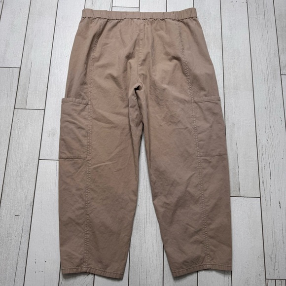 Eileen Fisher Cotton Hemp Stretch Lantern Pant Easy Fit Ankle Length Size XL - Picture 5 of 8